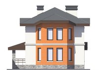Фасад 2 :: Проект коттеджа 73-20