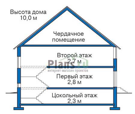 Высота этажей :: Проект 51-22